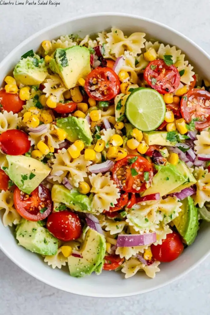 Cilantro Lime Pasta Salad Recipe 4 Cilantro Lime Pasta Salad Recipe