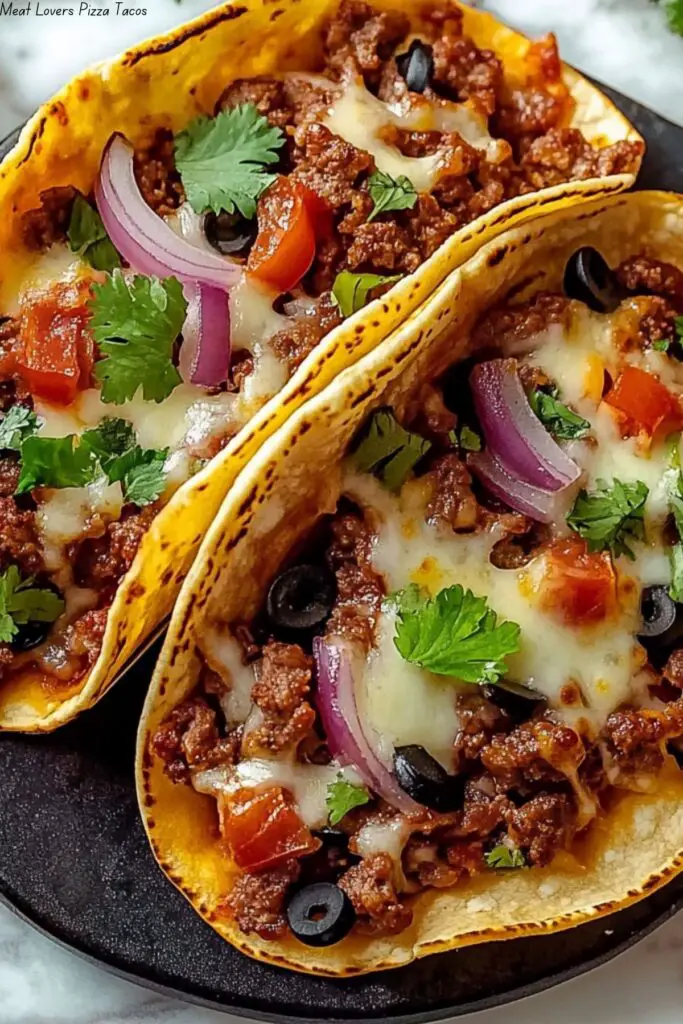 Meat Lovers Pizza Tacos 4 Meat Lovers Pizza Tacos