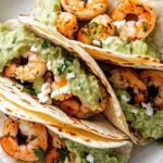 Shrimp Tacos with Avocado Crema 5 Shrimp Tacos with Avocado Crema