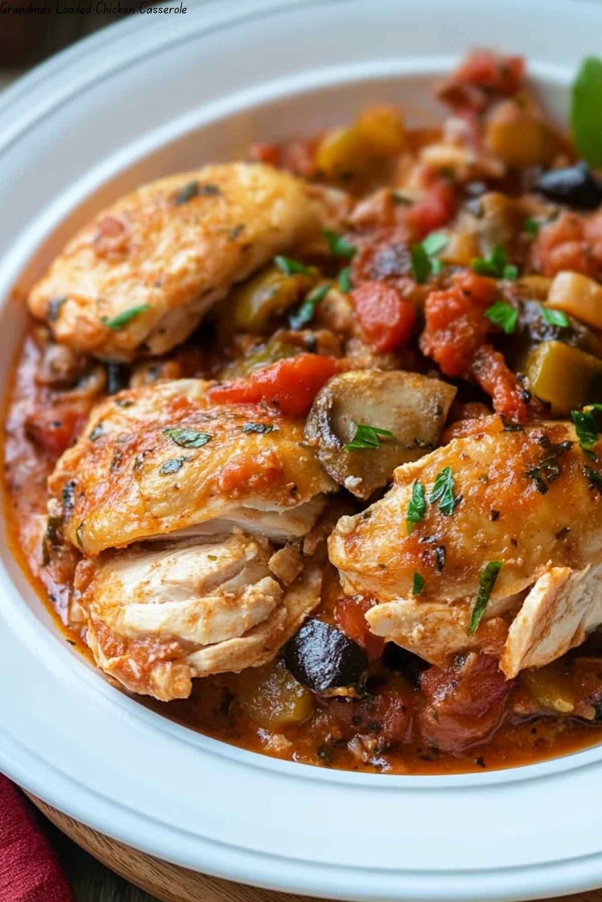 Grandma’s Loaded Chicken Casserole