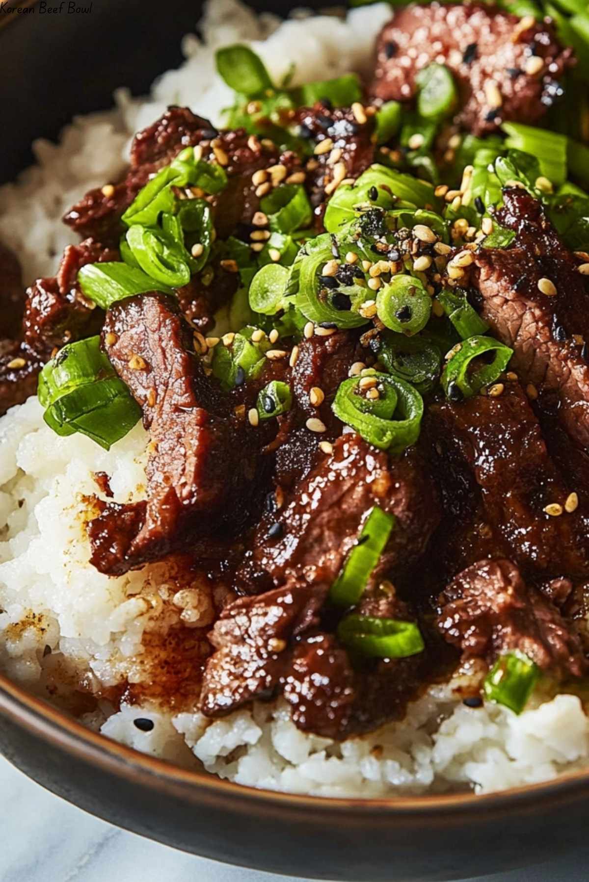 Korean Beef Bowl