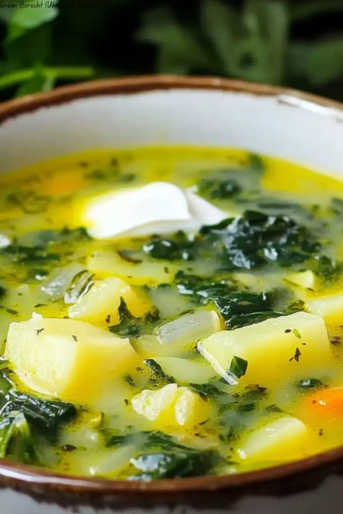 Green Borscht (Ukrainian Spinach Soup) 4 Green Borscht (Ukrainian Spinach Soup)