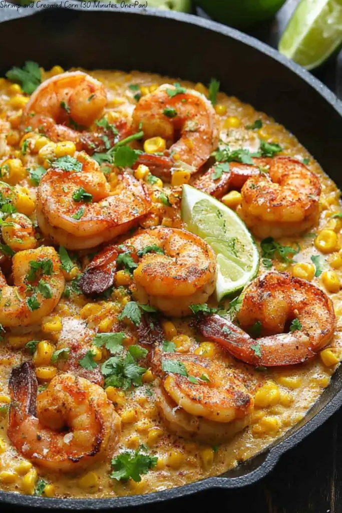 Shrimp and Creamed Corn (30 Minutes, One-Pan) 4 Shrimp and Creamed Corn (30 Minutes, One-Pan)