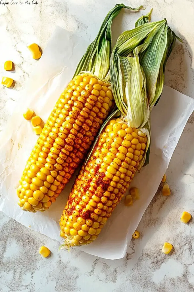 Cajun Corn on the Cob 4 Cajun Corn on the Cob