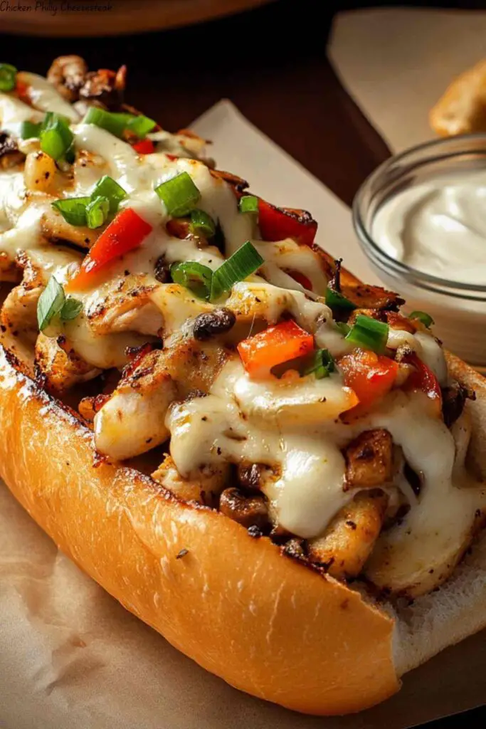 Chicken Philly Cheesesteak 4 Chicken Philly Cheesesteak