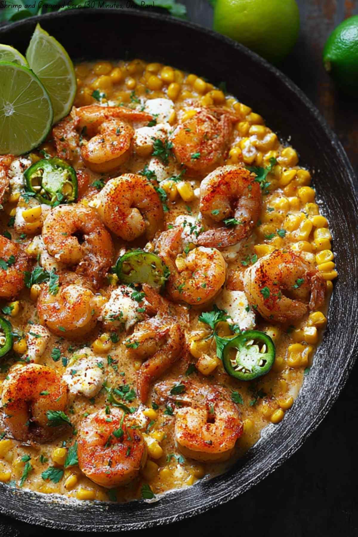 Shrimp and Creamed Corn (30 Minutes, One-Pan)
