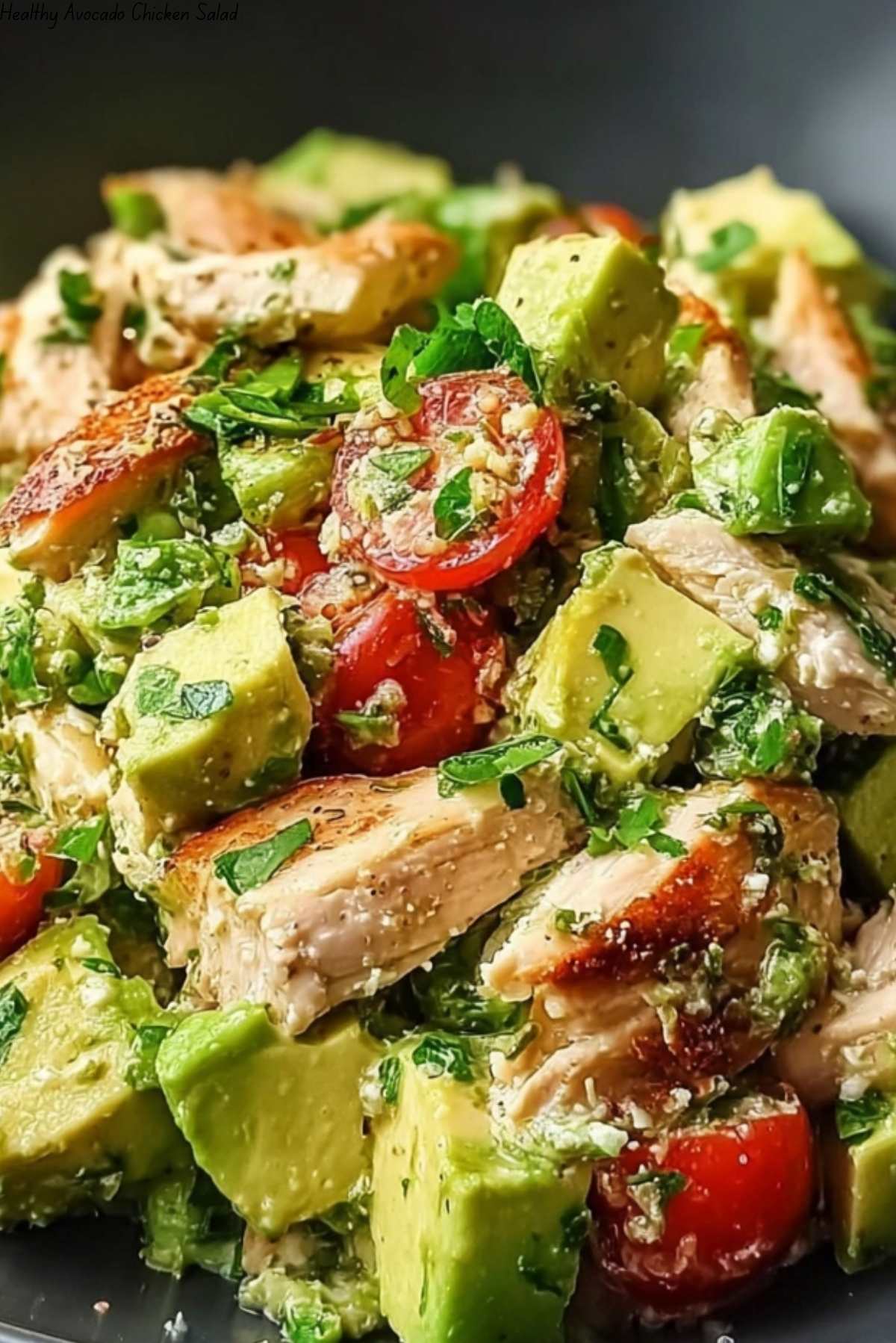 Healthy Avocado Chicken Salad