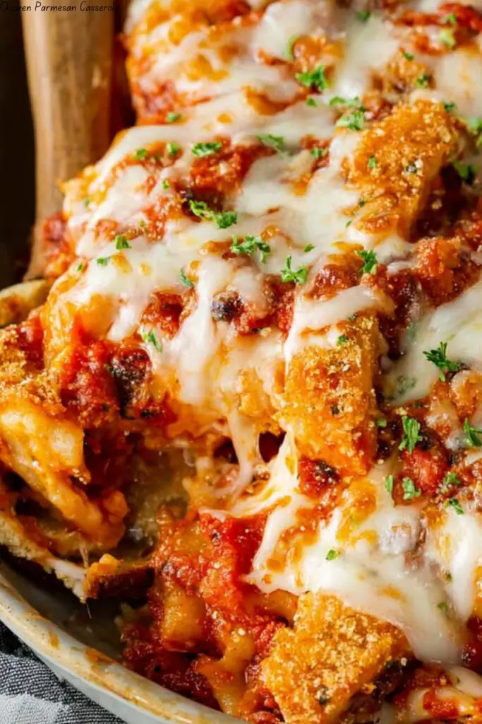 Chicken Parmesan Casserole 4 Chicken Parmesan Casserole
