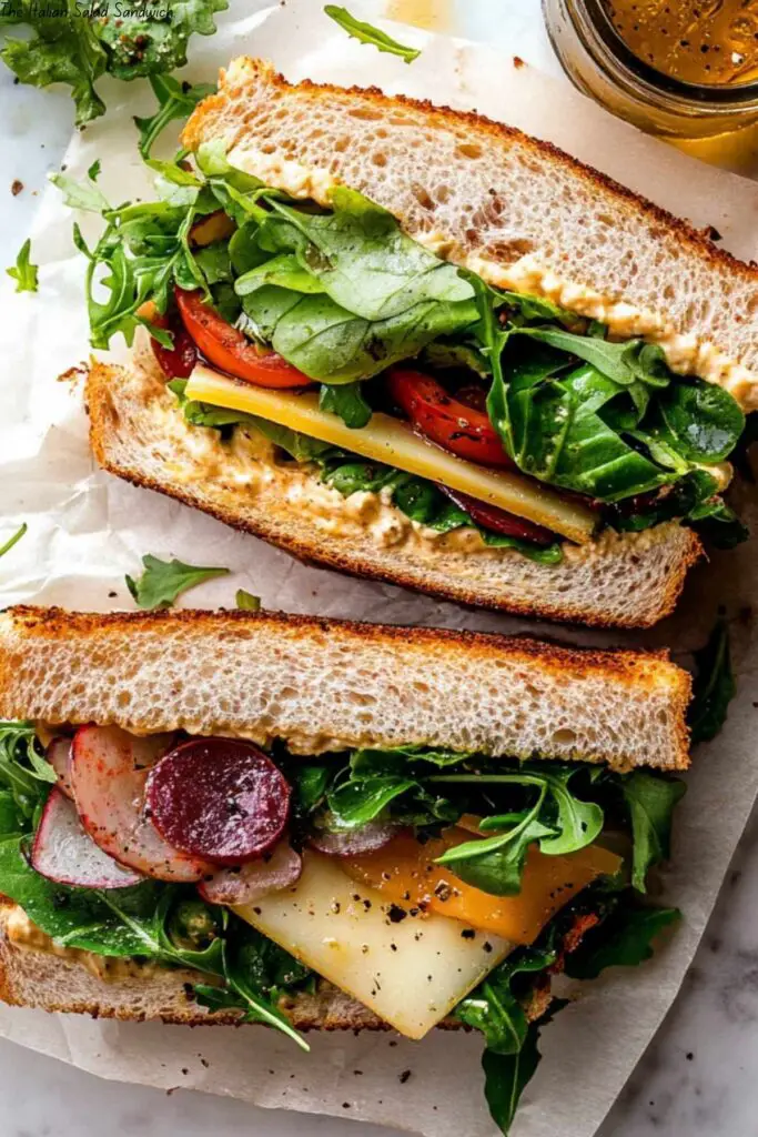 The Italian Salad Sandwich. 4 The Italian Salad Sandwich.