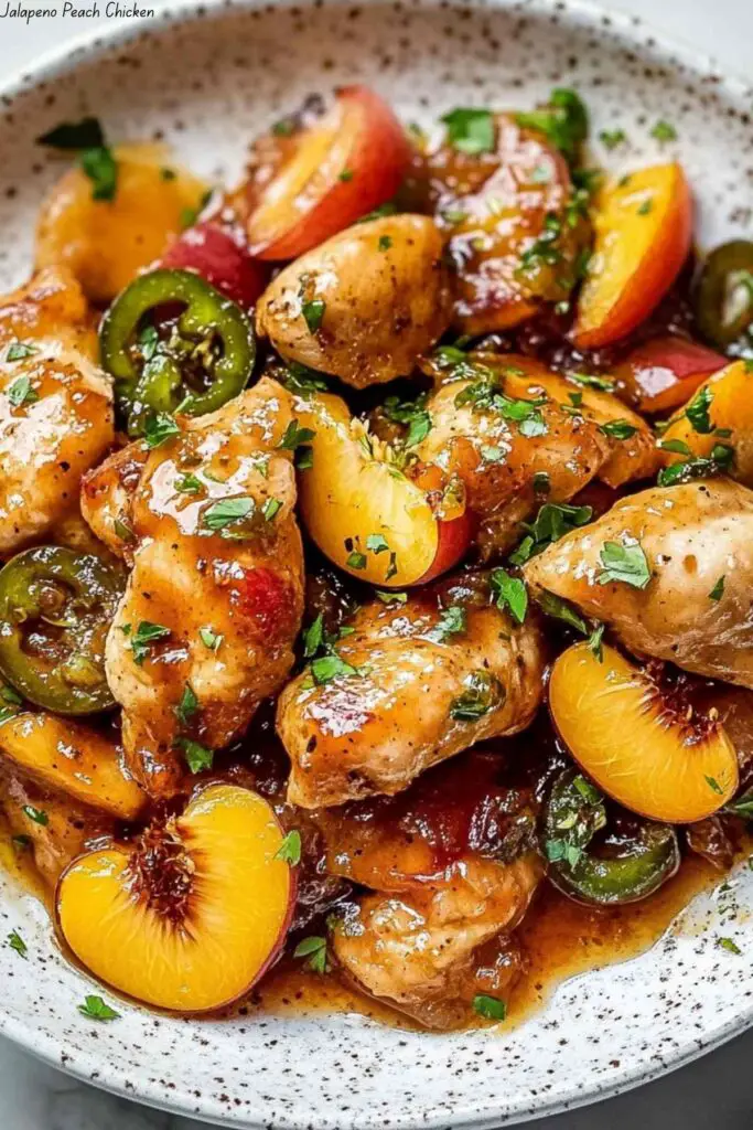 Jalapeno Peach Chicken 4 Jalapeno Peach Chicken