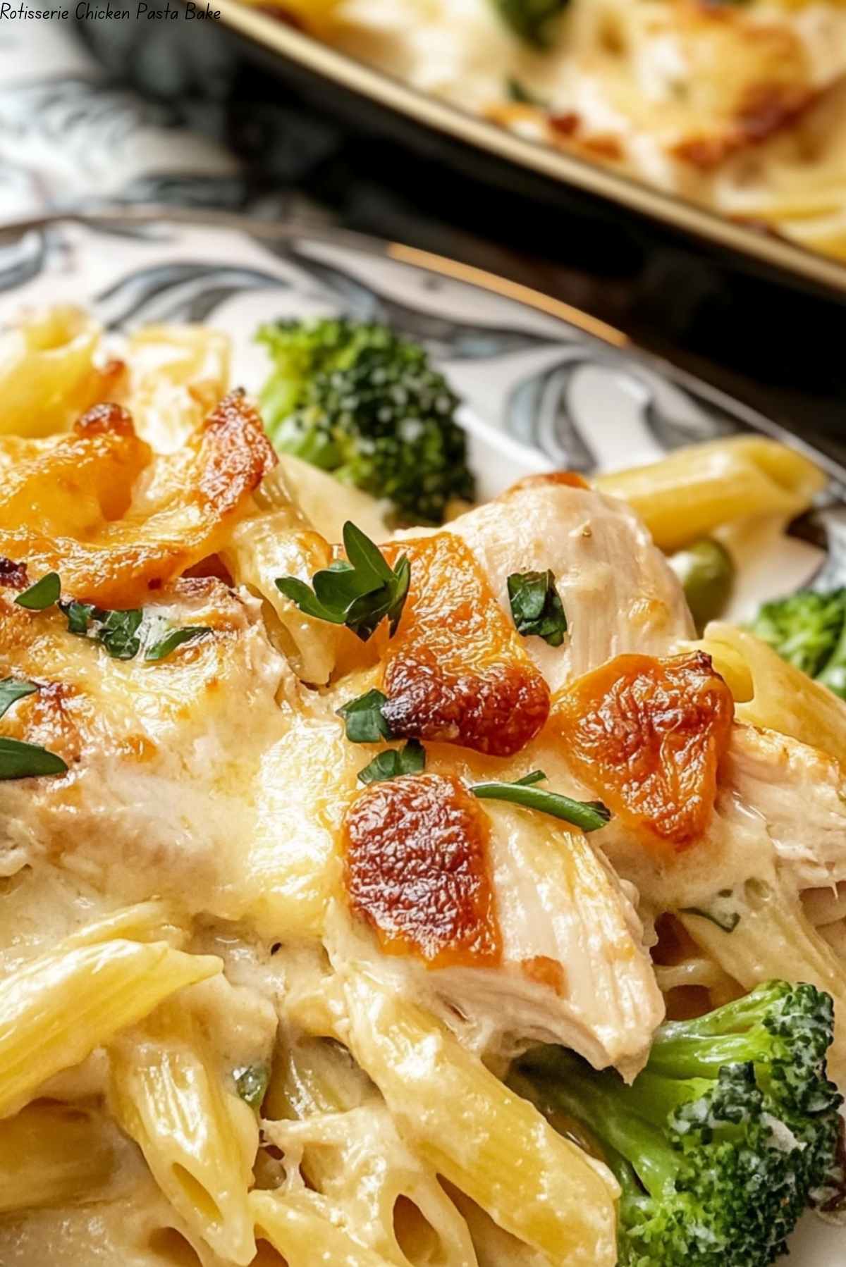 Rotisserie Chicken Pasta Bake