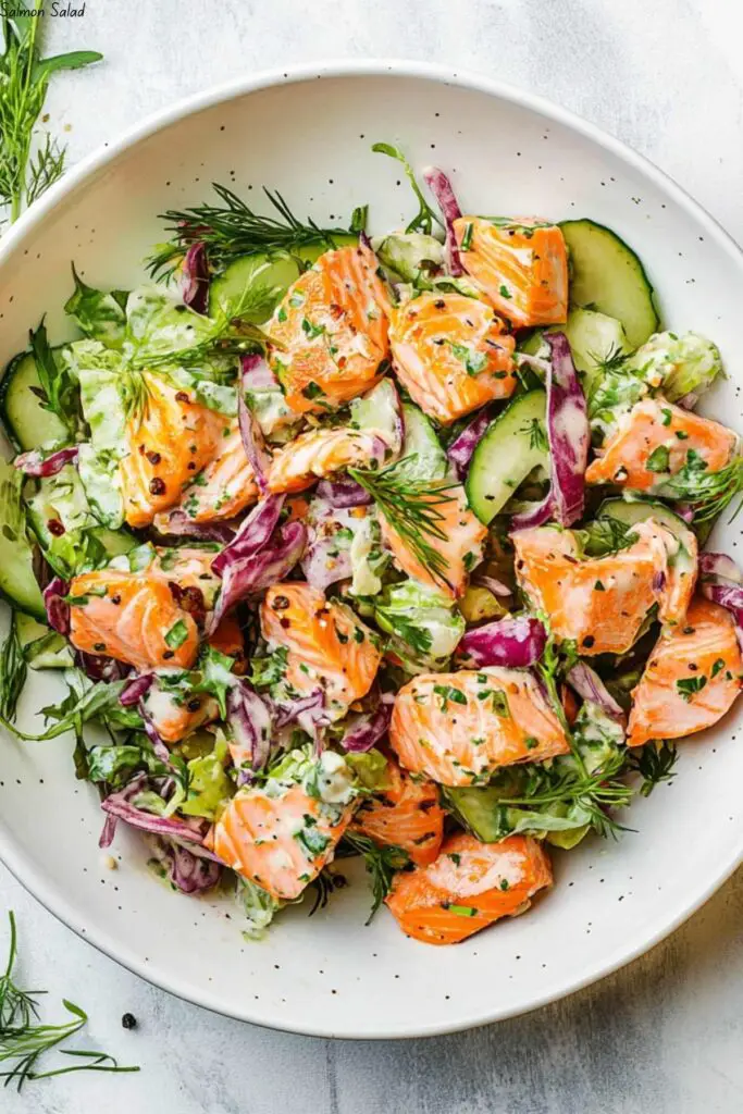 Salmon Salad 4 Salmon Salad