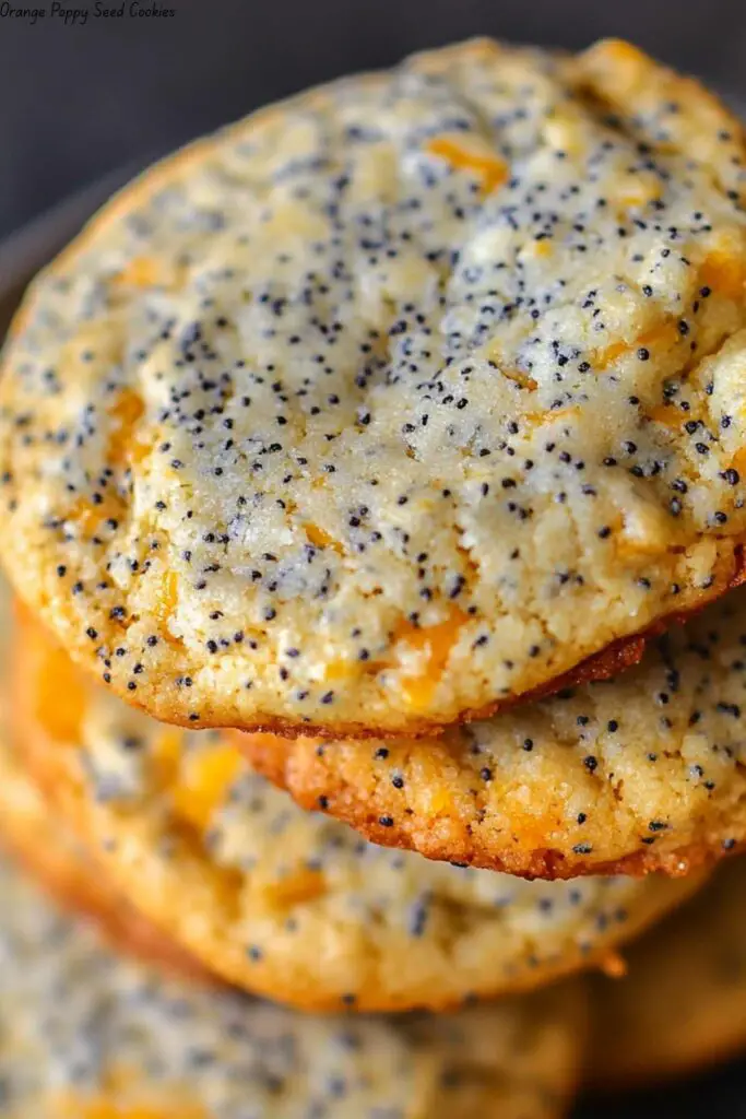 Orange Poppy Seed Cookies