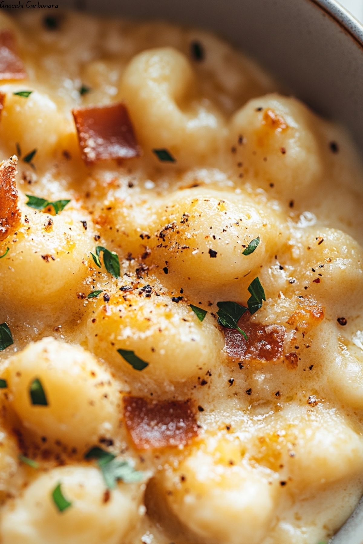 Gnocchi Carbonara