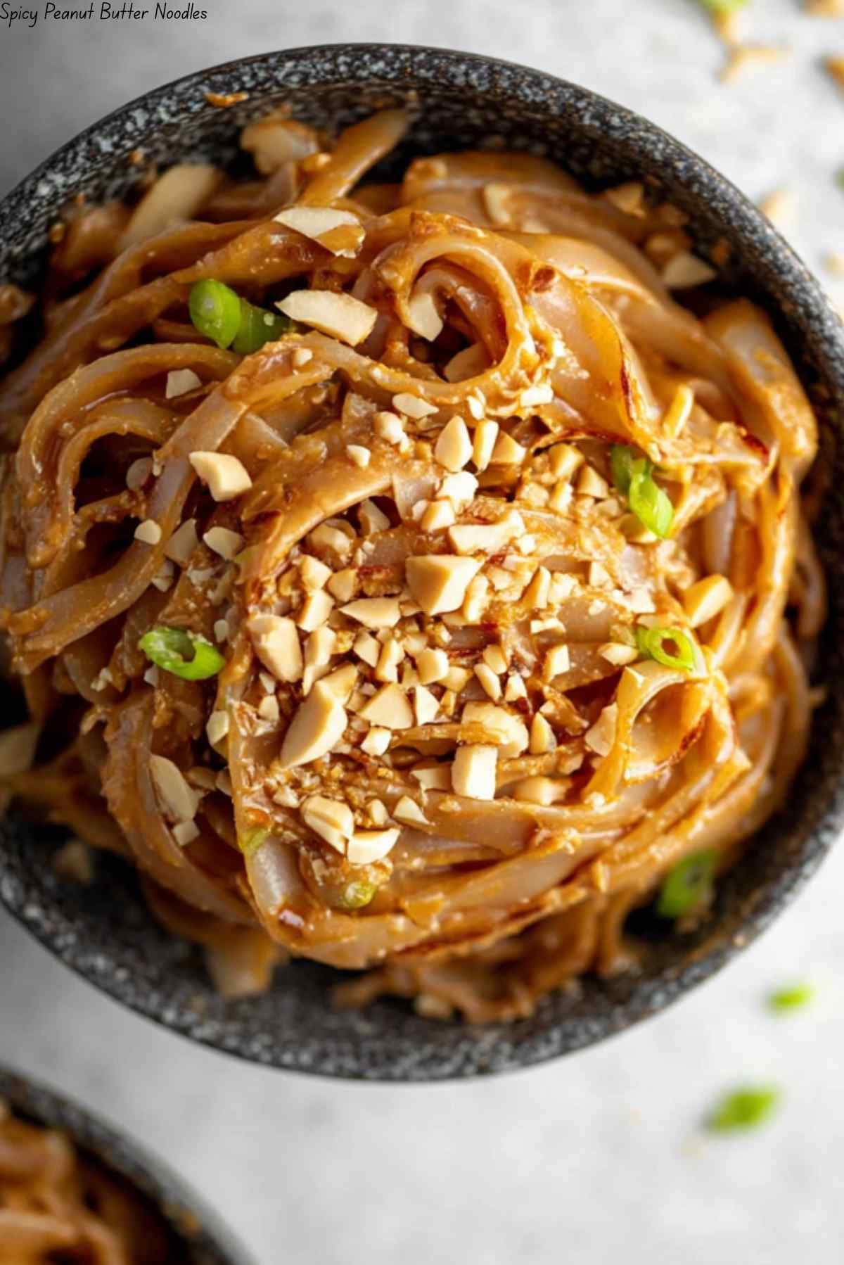 Spicy Peanut Butter Noodles