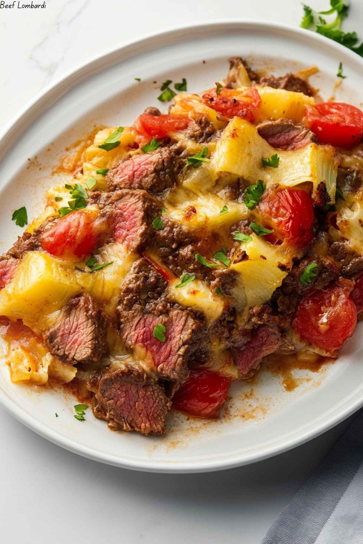 Beef Lombardi