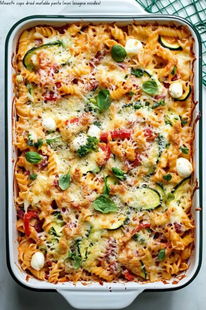 Minestrone Casserole Recipe: A Delicious and Easy Dish for Any Occasion