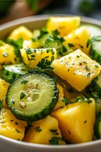 Pineapple Cucumber Salad