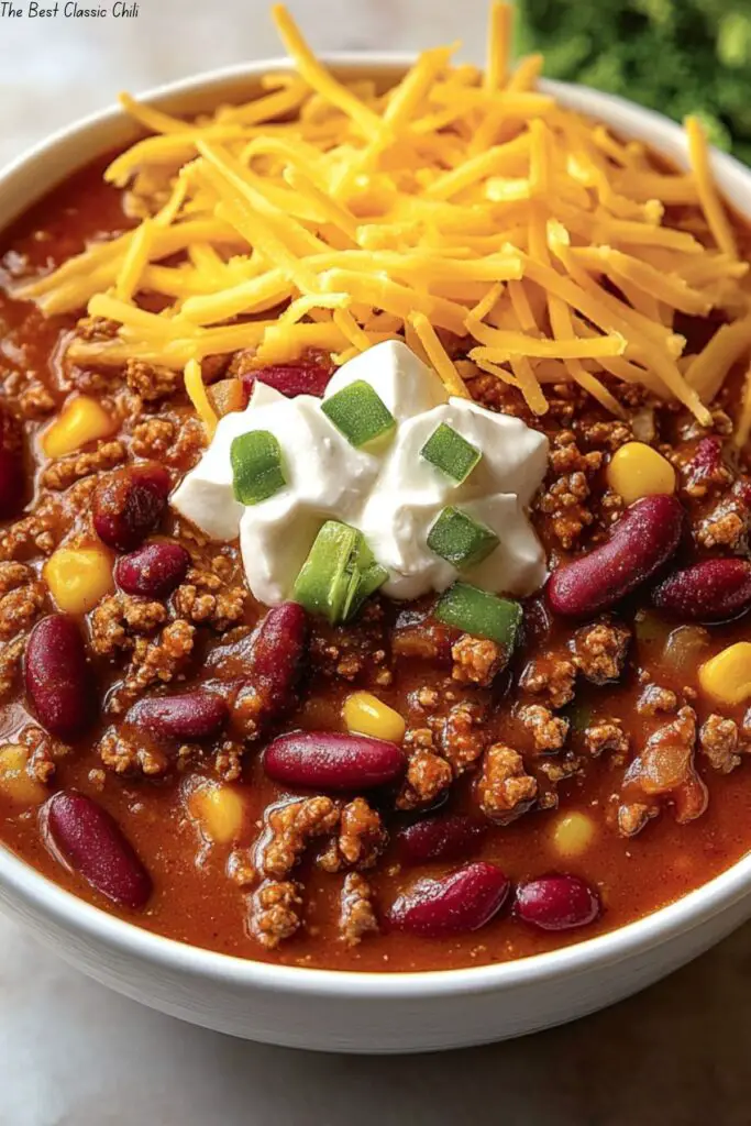 The Best Classic Chili