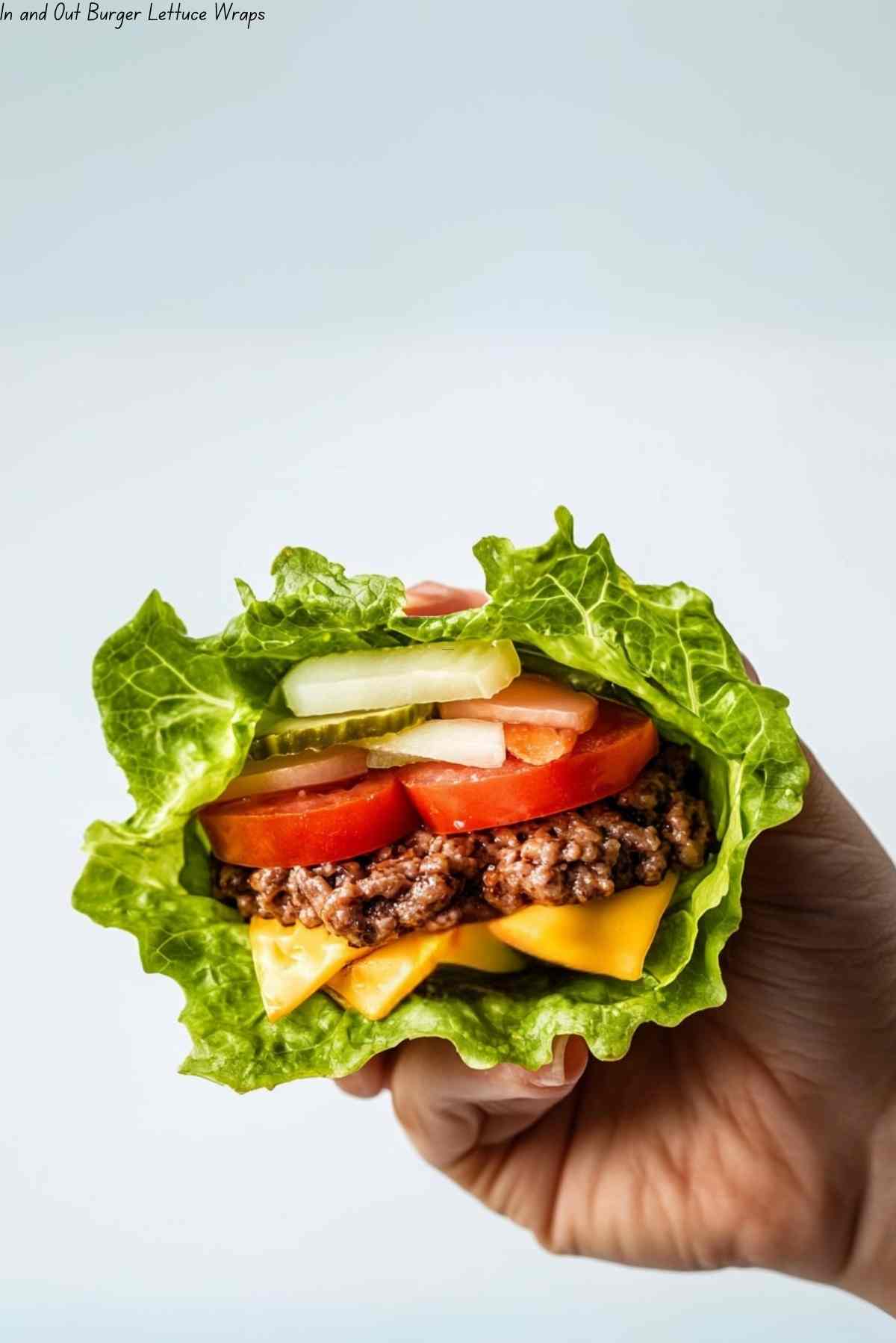 In and Out Burger Lettuce Wraps