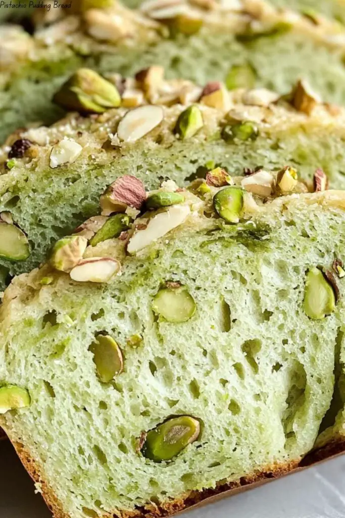 Pistachio Pudding Bread 4 Pistachio Pudding Bread