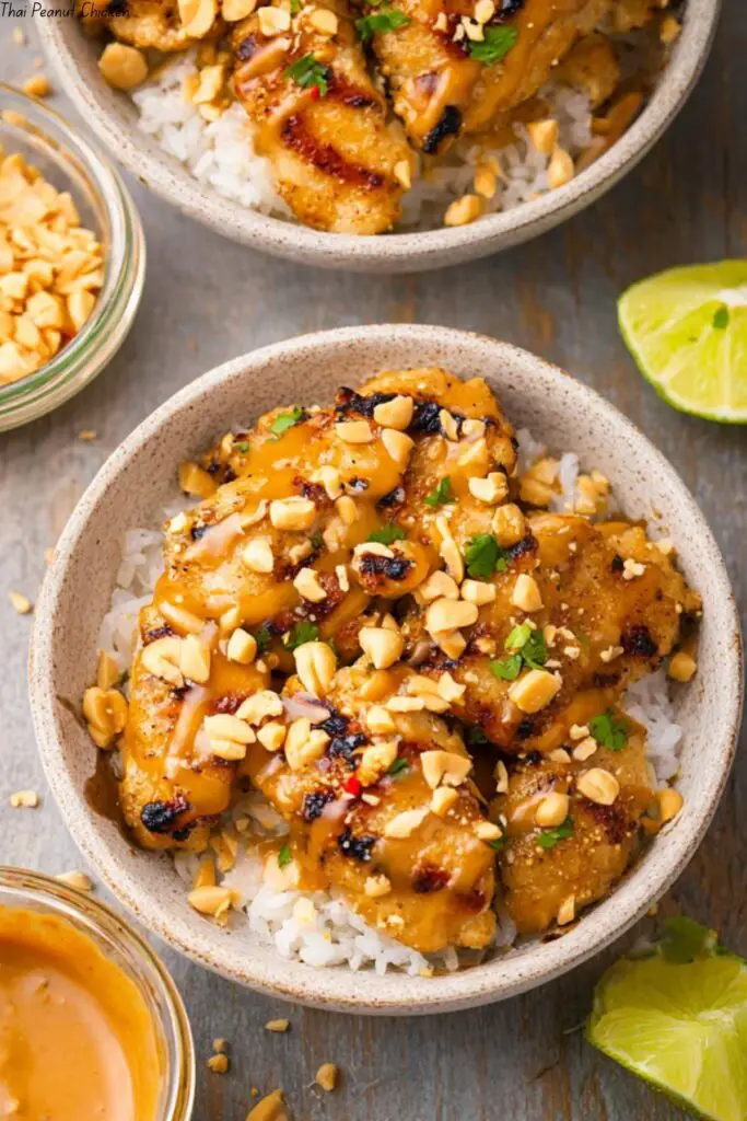 Thai Peanut Chicken 4 Thai Peanut Chicken