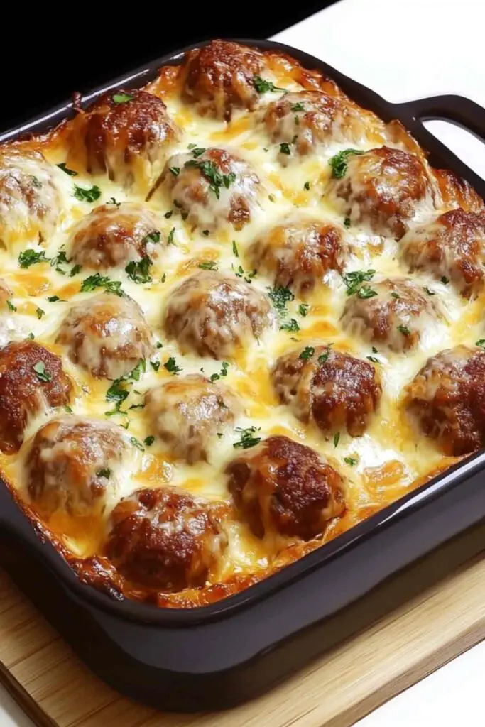 Dump-and-Bake Meatball Casserole 4 Dump-and-Bake Meatball Casserole