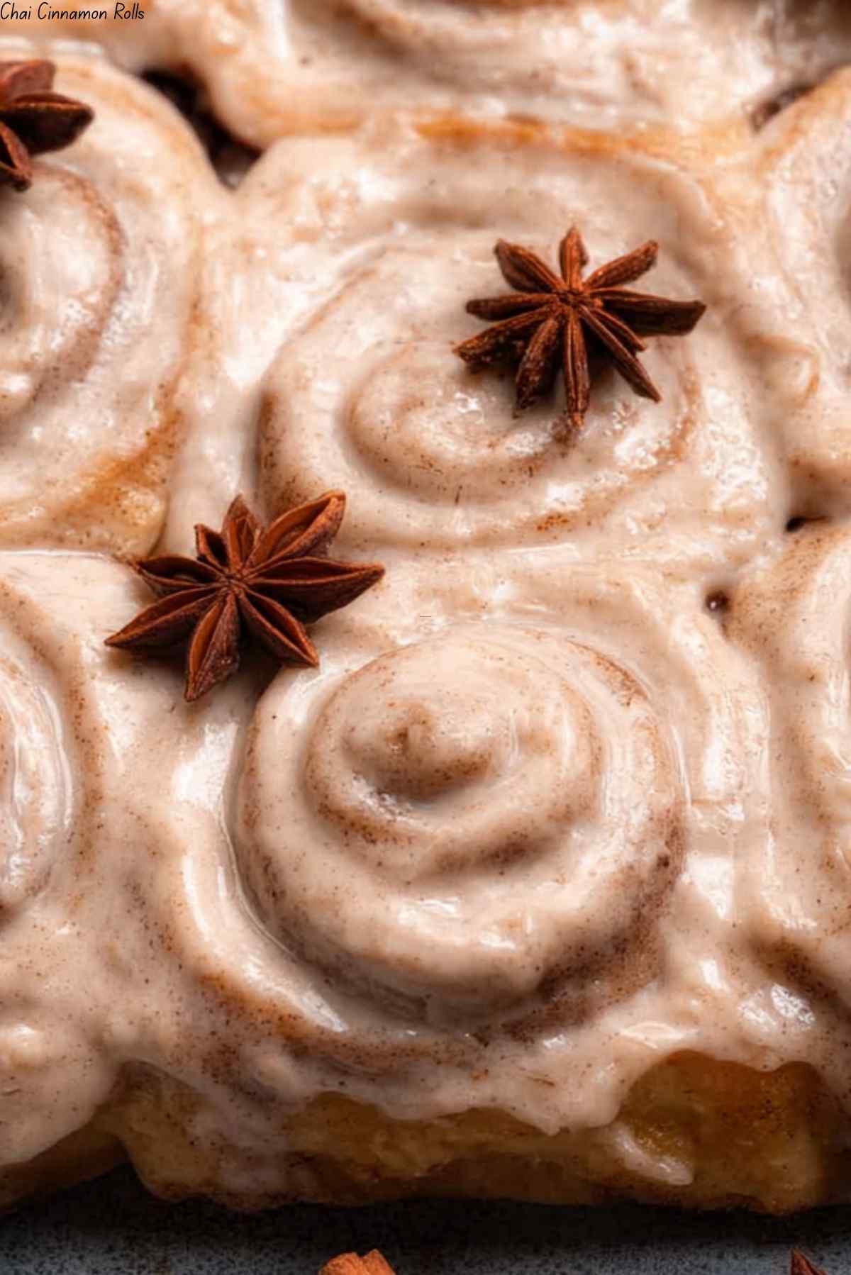 Chai Cinnamon Rolls