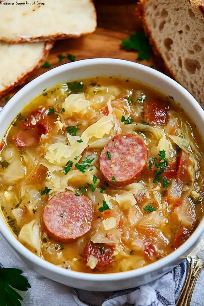 Kielbasa Sauerkraut Soup 4 Kielbasa Sauerkraut Soup