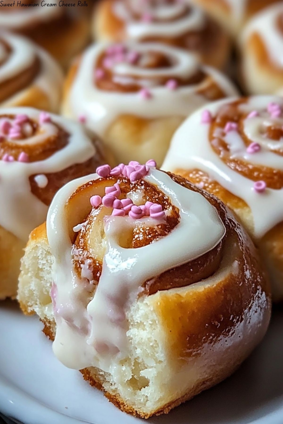 Sweet Hawaiian Cream Cheese Rolls