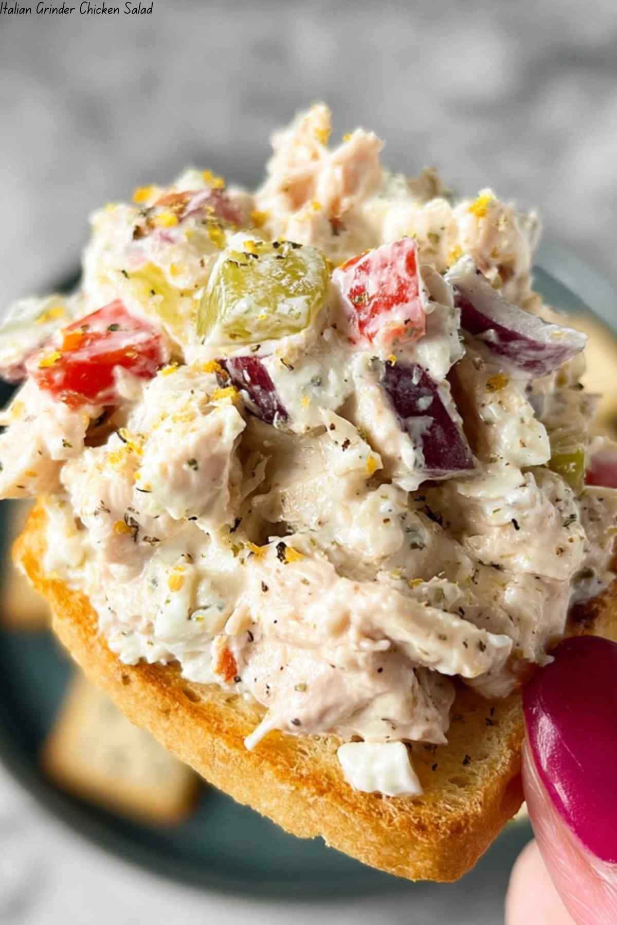 Italian Grinder Chicken Salad