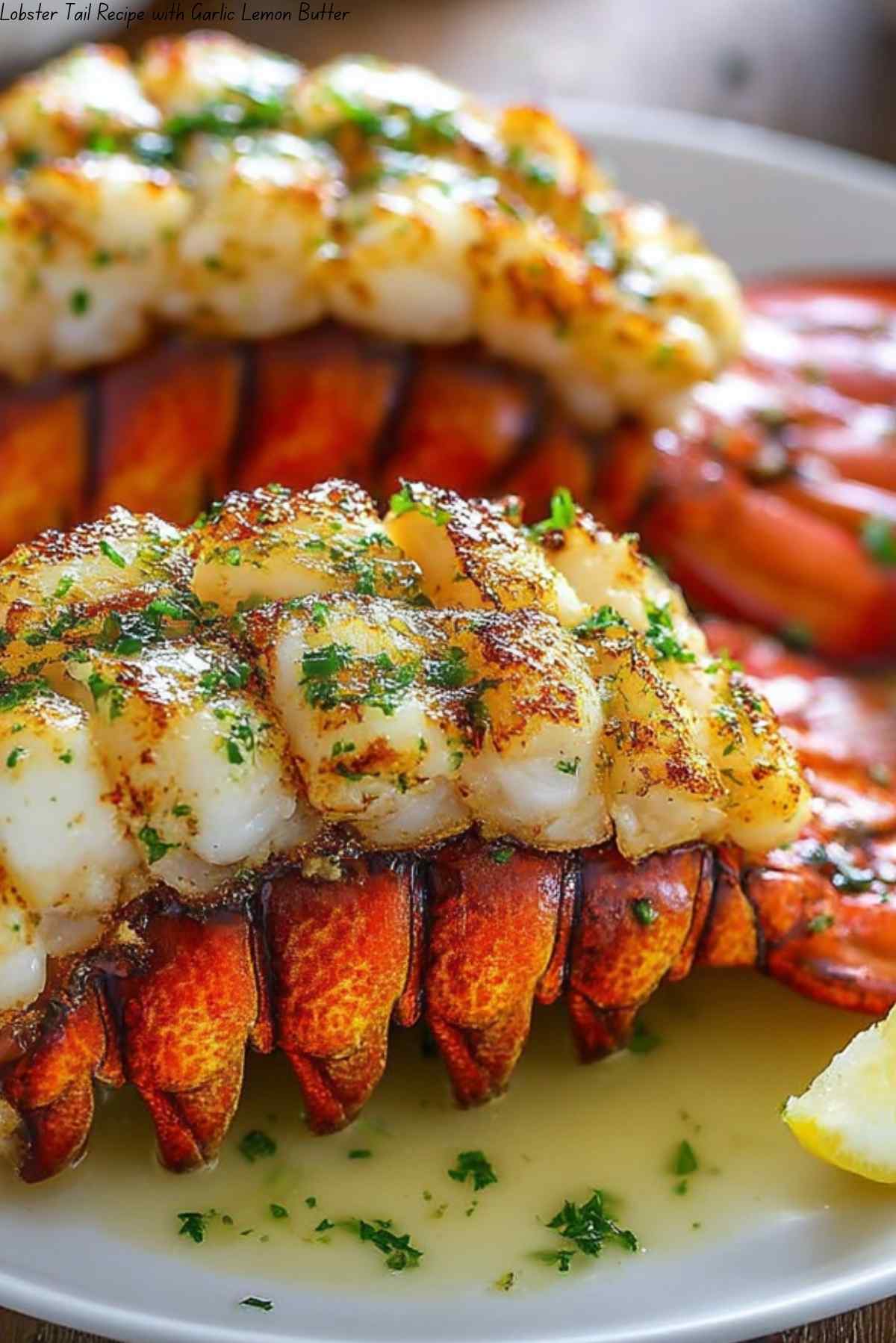 Lobster Tail Recipe with Garlic Lemon Butter