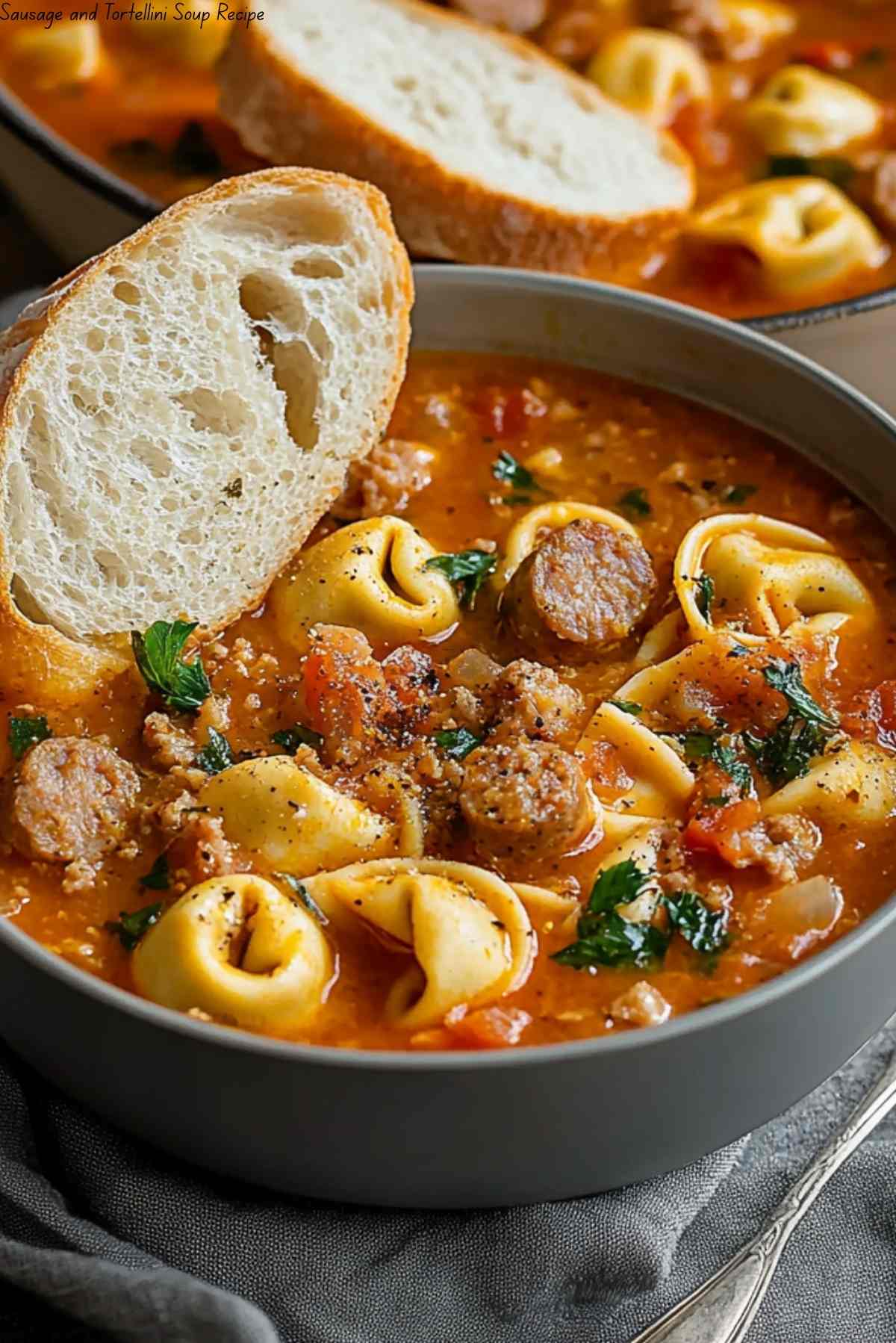 Sausage and Tortellini Soup Recipe
