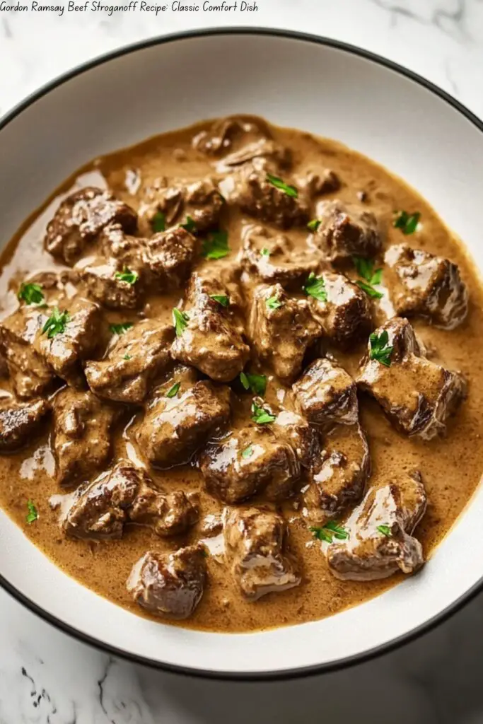 Gordon Ramsay Beef Stroganoff Recipe: Classic Comfort Dish 4 Gordon Ramsay Beef Stroganoff Recipe: Classic Comfort Dish