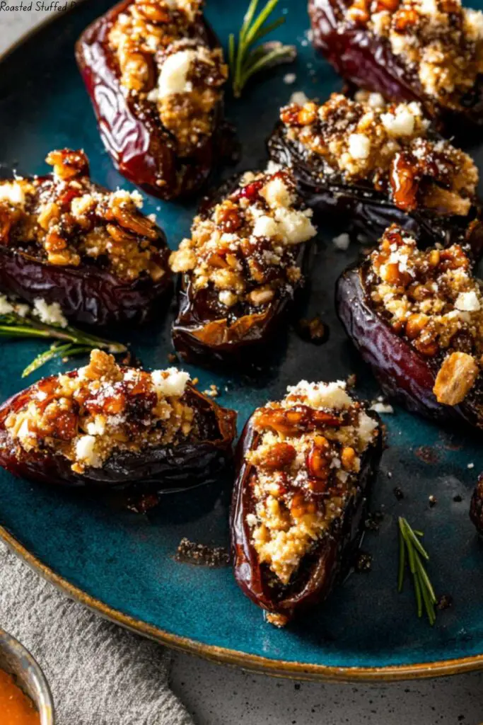 Roasted Stuffed Dates 4 Roasted Stuffed Dates