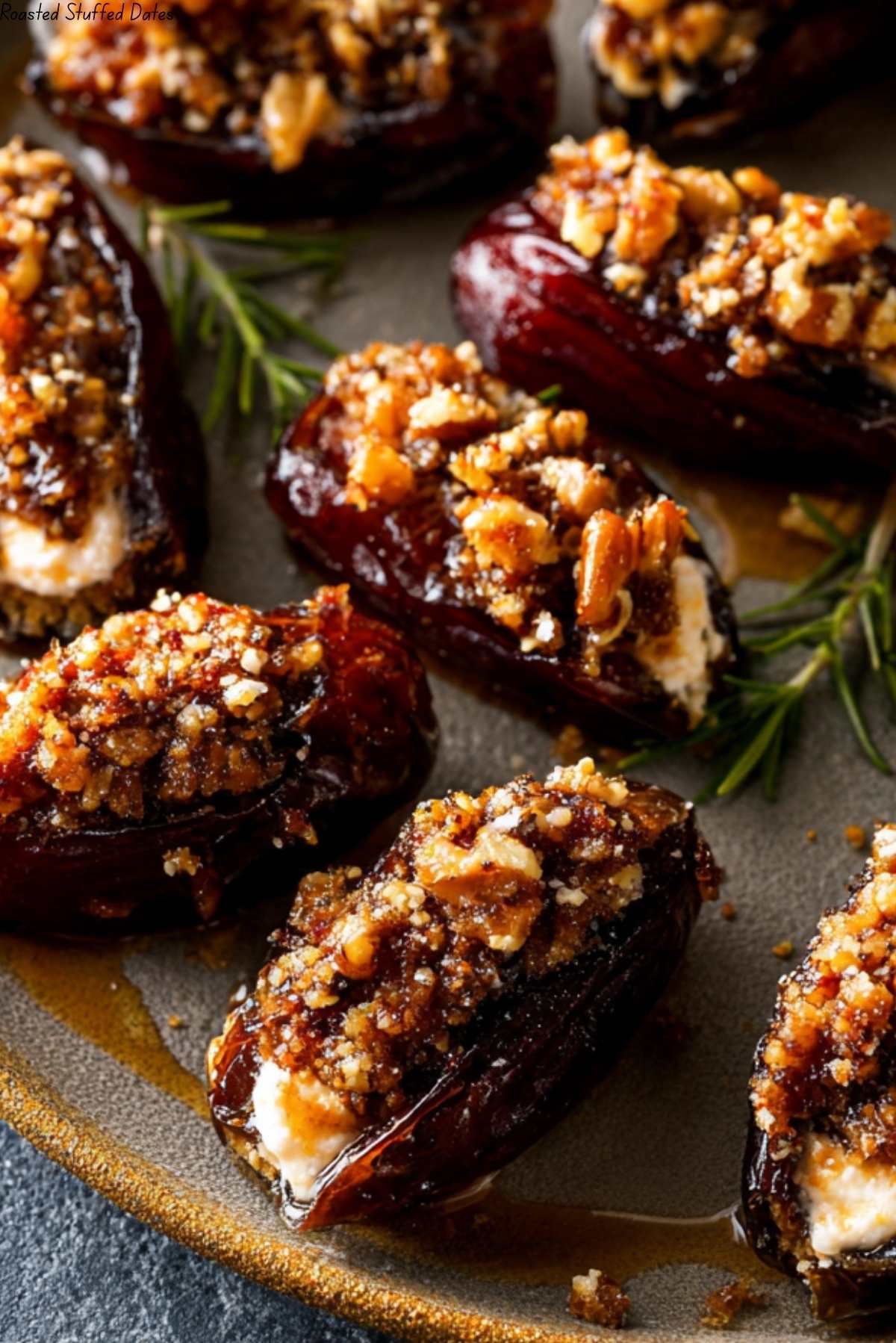 Roasted Stuffed Dates