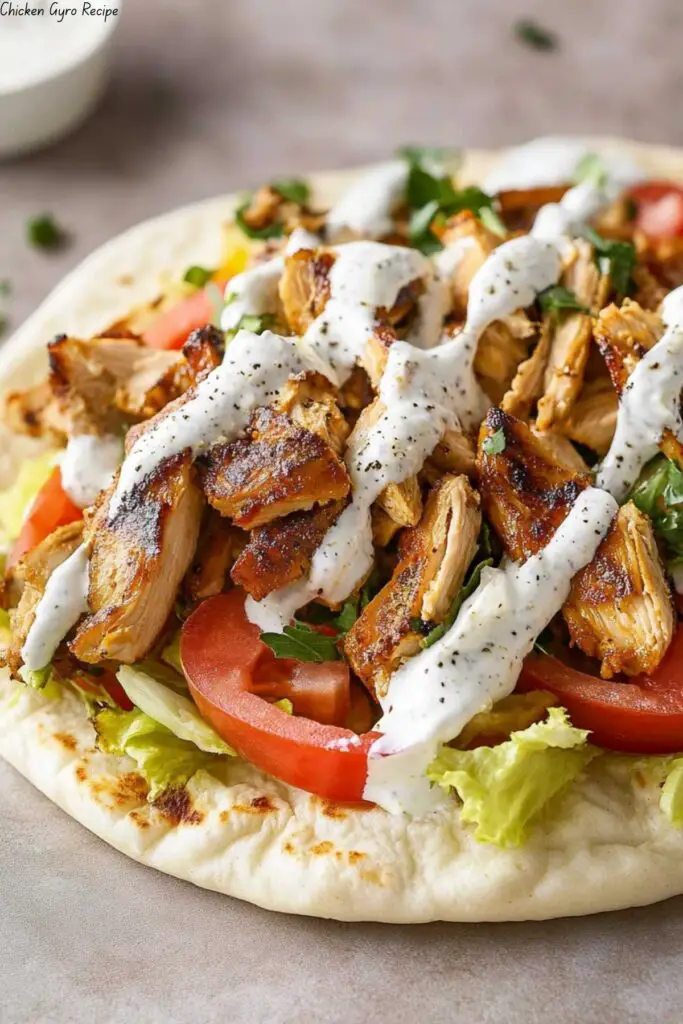 Chicken Gyro Recipe 4 Chicken Gyro Recipe