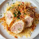 Chicken Cordon Bleu Meatloaf 3 Chicken Cordon Bleu Meatloaf
