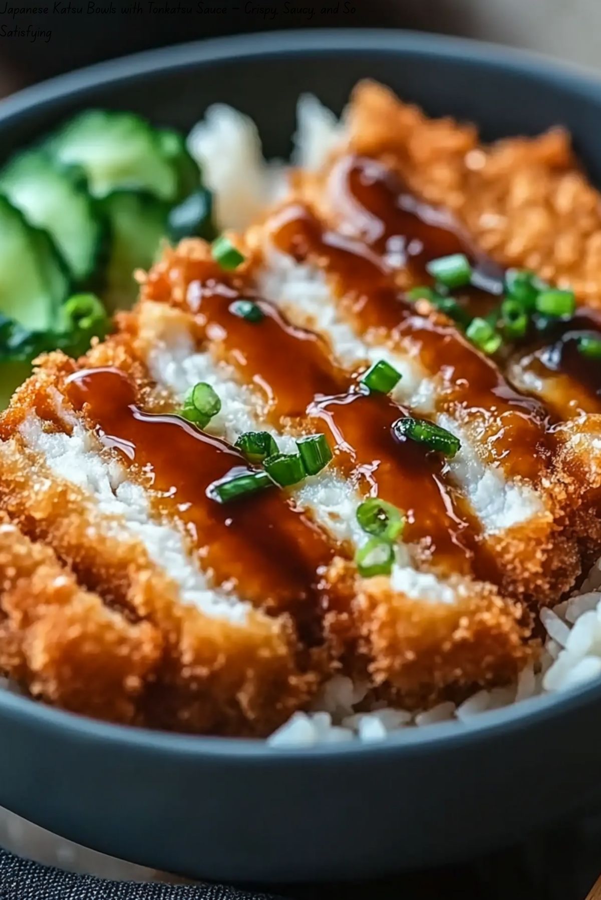 Japanese Katsu Bowls with Tonkatsu Sauce – Crispy, Saucy, and So Satisfying