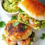 Shrimp Burgers with Cilantro and Guacamole 5 Shrimp Burgers with Cilantro and Guacamole