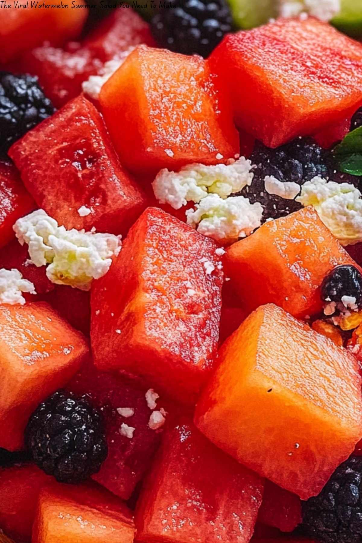 The Viral Watermelon Summer Salad You Need To Make
