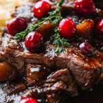 Cranberry Balsamic Roast Beef 5 Cranberry Balsamic Roast Beef