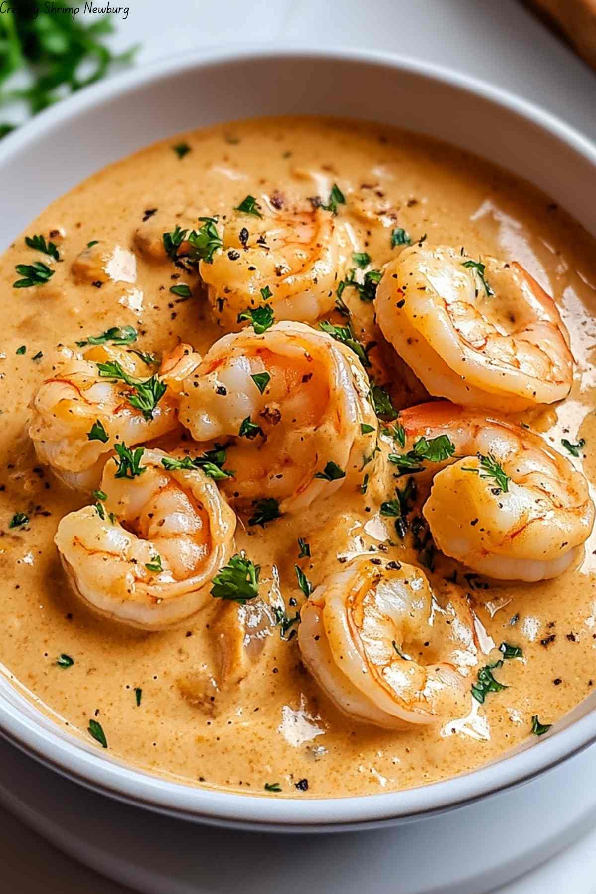 Creamy Shrimp Newburg