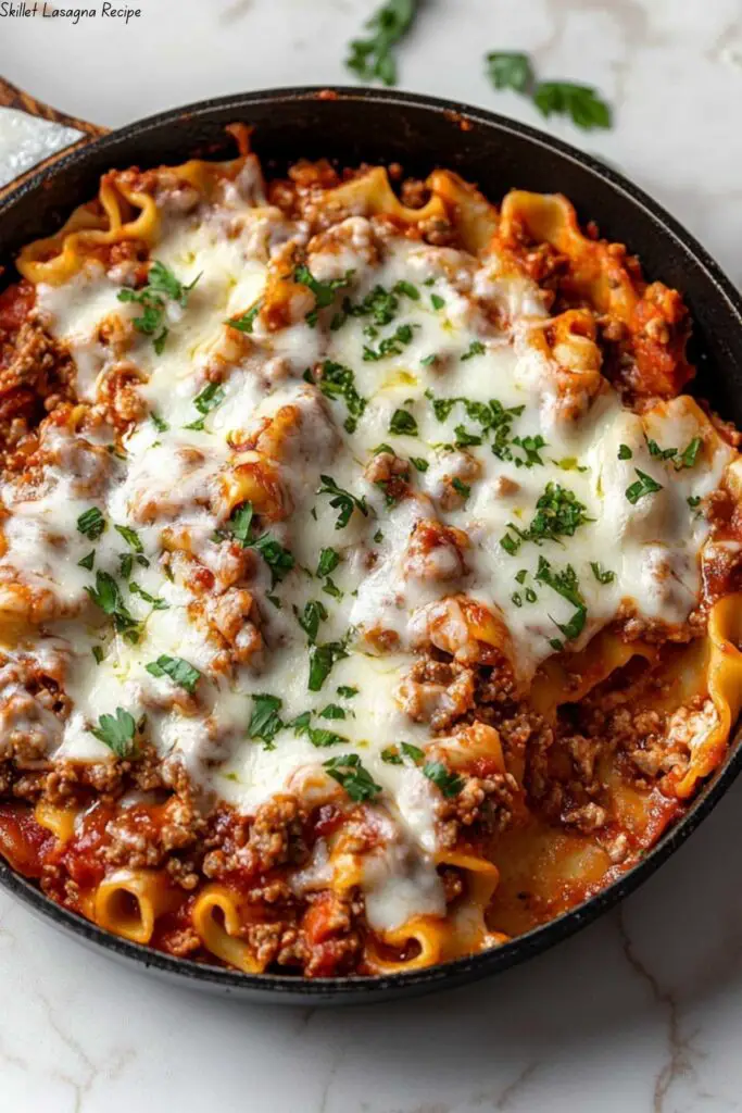 Skillet Lasagna Recipe