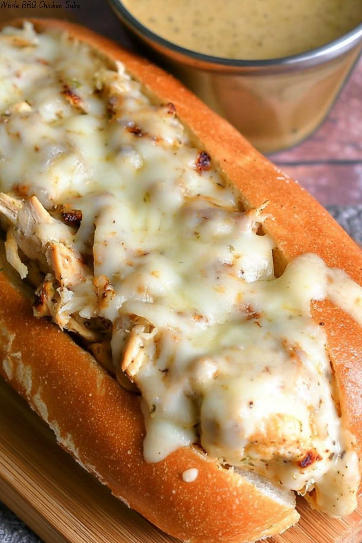 White BBQ Chicken Subs
