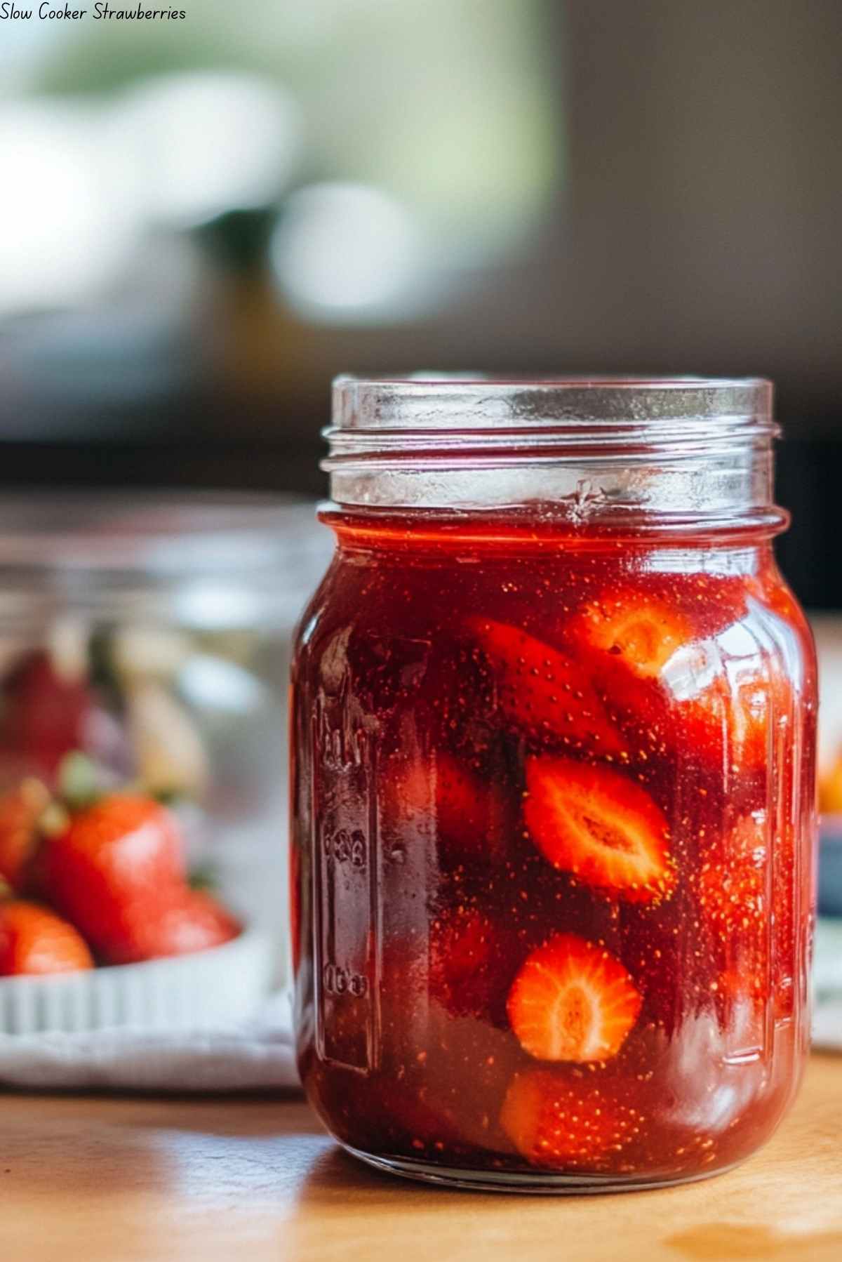 Slow Cooker Strawberries