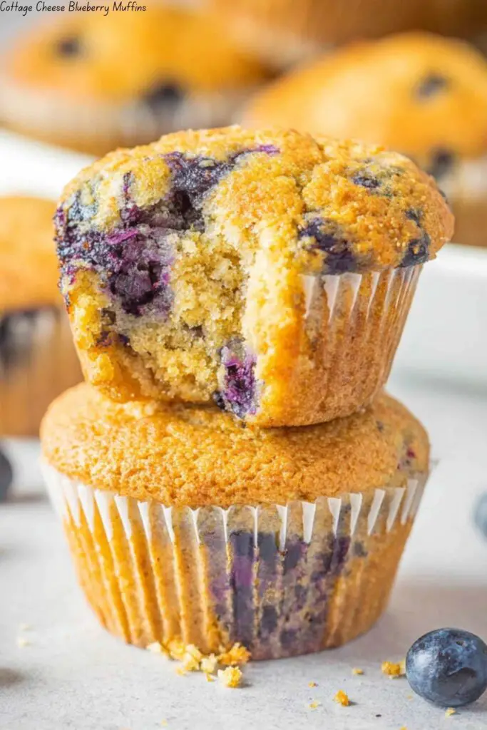 Cottage Cheese Blueberry Muffins 4 Cottage Cheese Blueberry Muffins