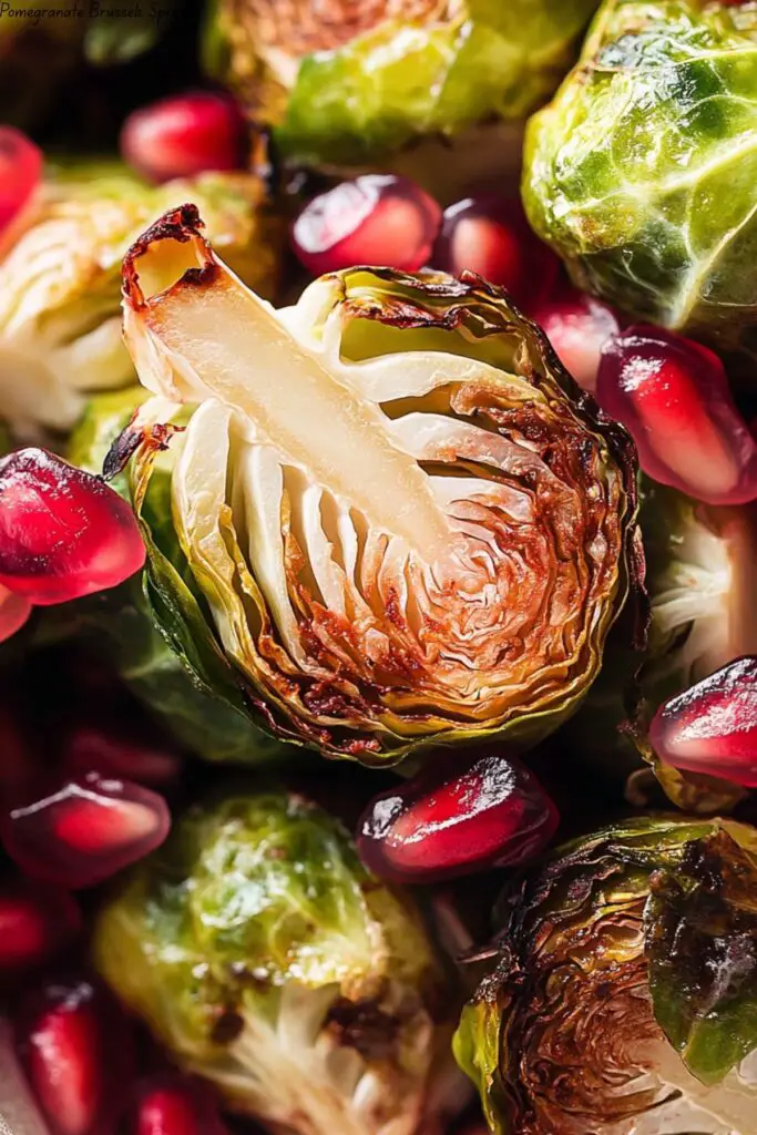 Pomegranate Brussels Sprouts 4 Pomegranate Brussels Sprouts