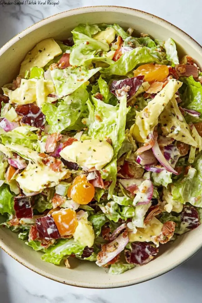 Grinder Salad (Tiktok Viral Recipe) 4 Grinder Salad (Tiktok Viral Recipe)