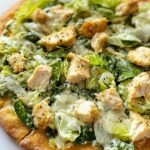 Viral Chicken Crust Caesar Salad Pizza 5 Viral Chicken Crust Caesar Salad Pizza